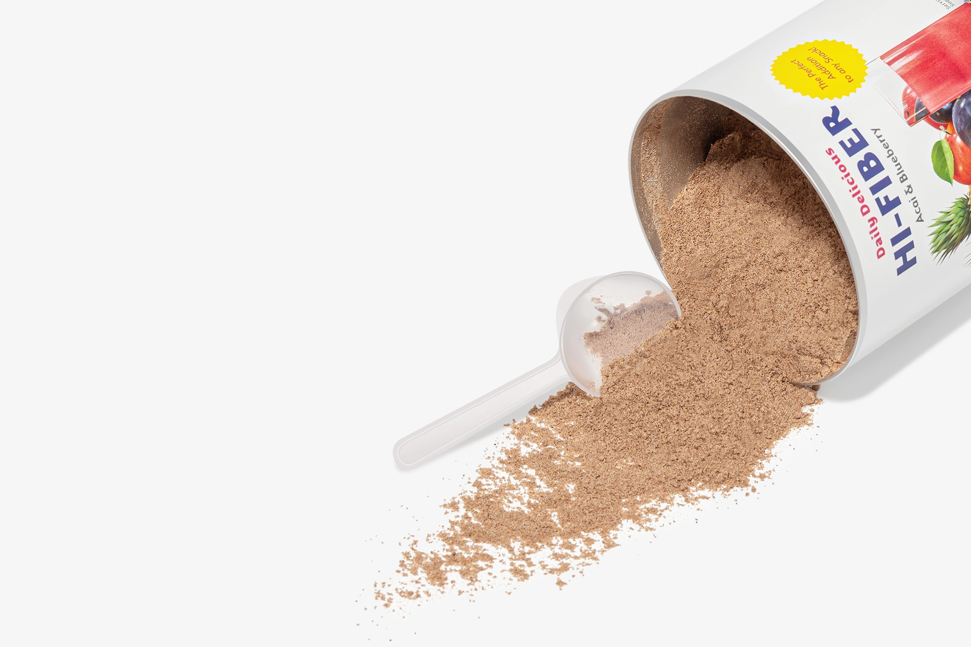 Приготований ягідний напій Daily Delicious Hi-Fiber у прозорій склянці