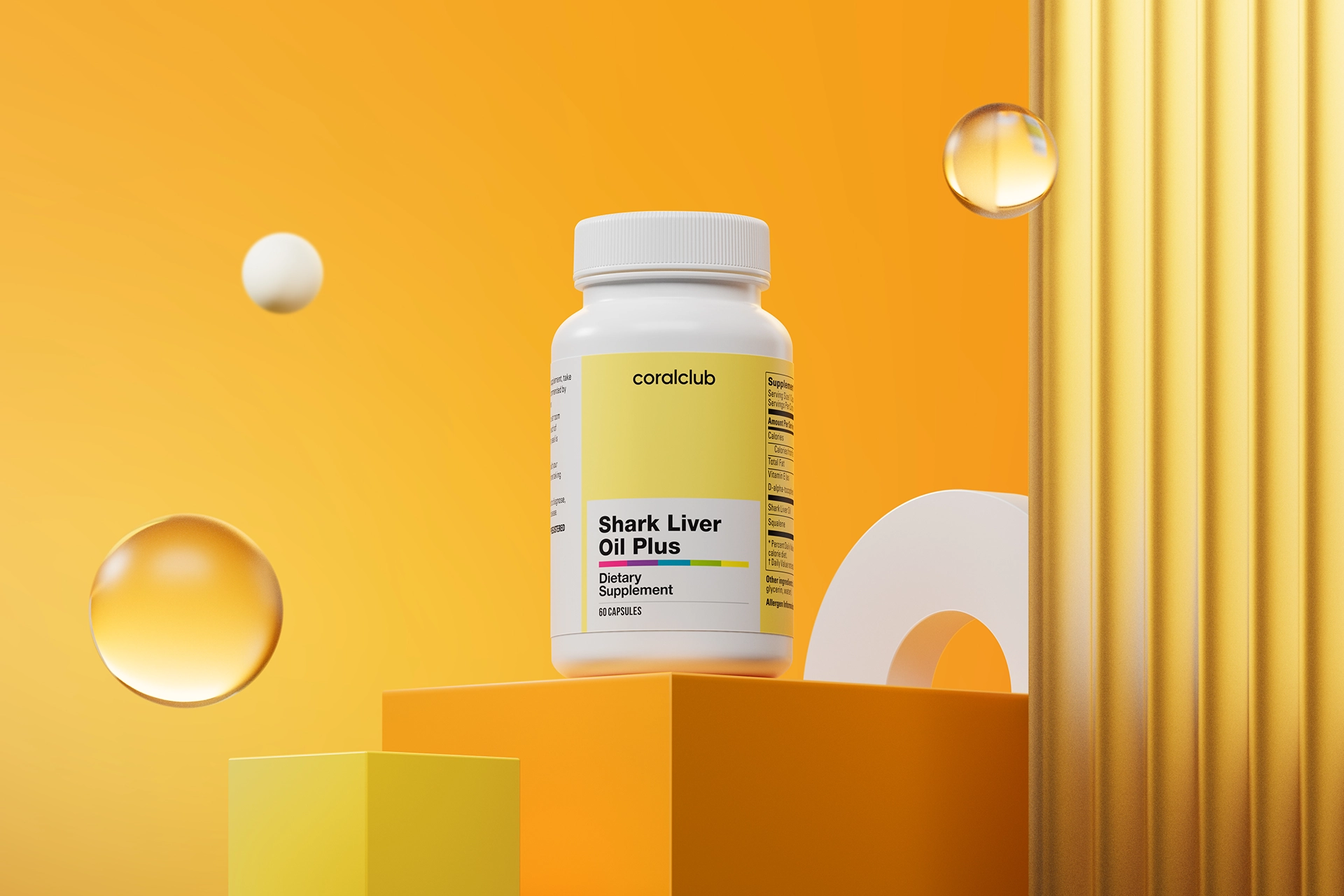 Shark Liver Oil Plus у лайфстайл-середовищі, що підкреслює турботу про благополуччя